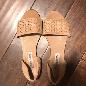 Steve Madden Taylerr slide on nude shoes size 7